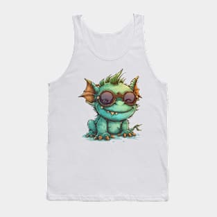 Cute Fluffy Monster Tank Top